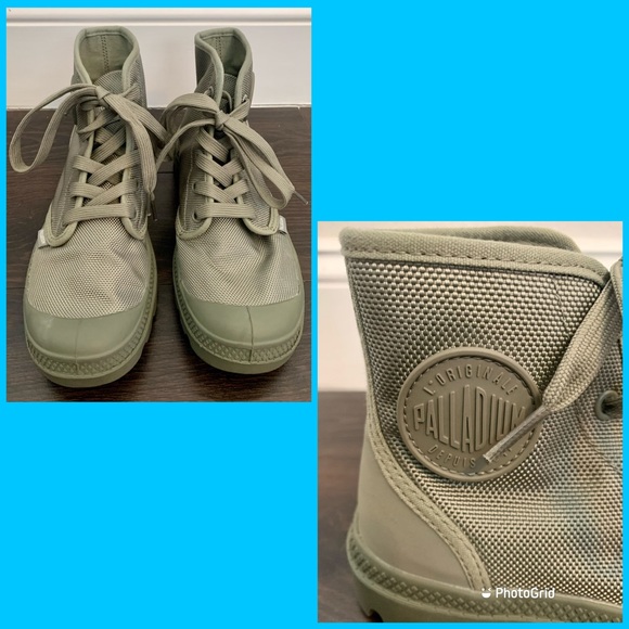Palladium Canvas/Nylon Boots sz 5.5 - Picture 2 of 3